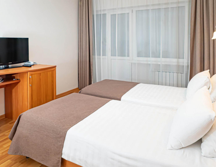 Стандарт с 2 односпальными кроватями (главный корпус) - Оздоровительный комплекс «Десна»