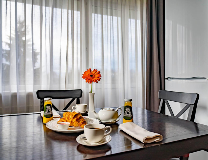 2-комнатные апартаменты люкс с 1 двуспальной кроватью (главный корпус) - Оздоровительный комплекс «Десна»